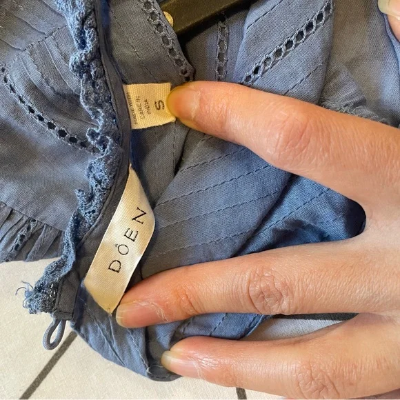 Dôen Minetta Dress in Ciel size S - Picture 3 of 9